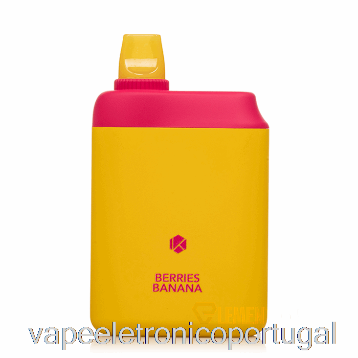 Vape Eletrônico Kadobar X Pk Marcas Pk5000 Frutas Descartáveis ​​bananas